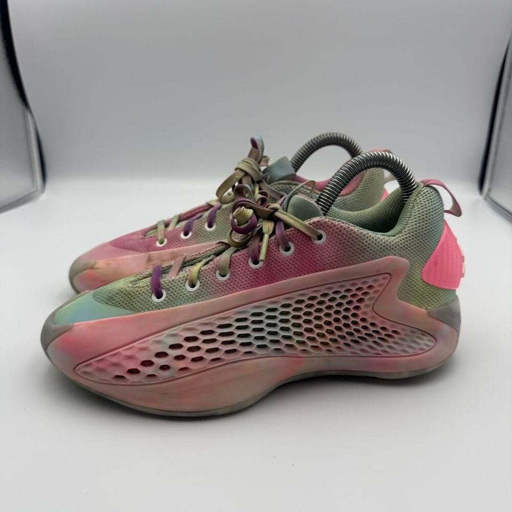 adidas AE Anthony Edwards 1 Low tie dye Shoes JR3916 Youth Size 4 No box